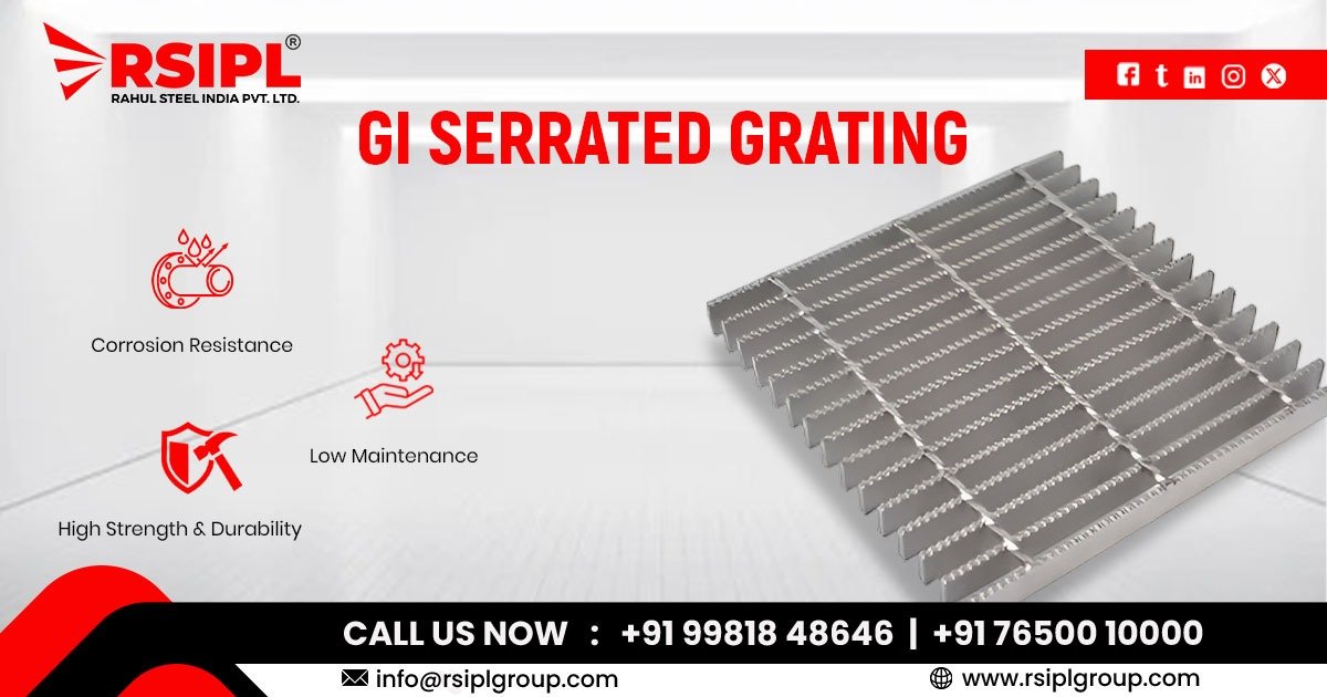GI Serrated Gratings in Mumbai
