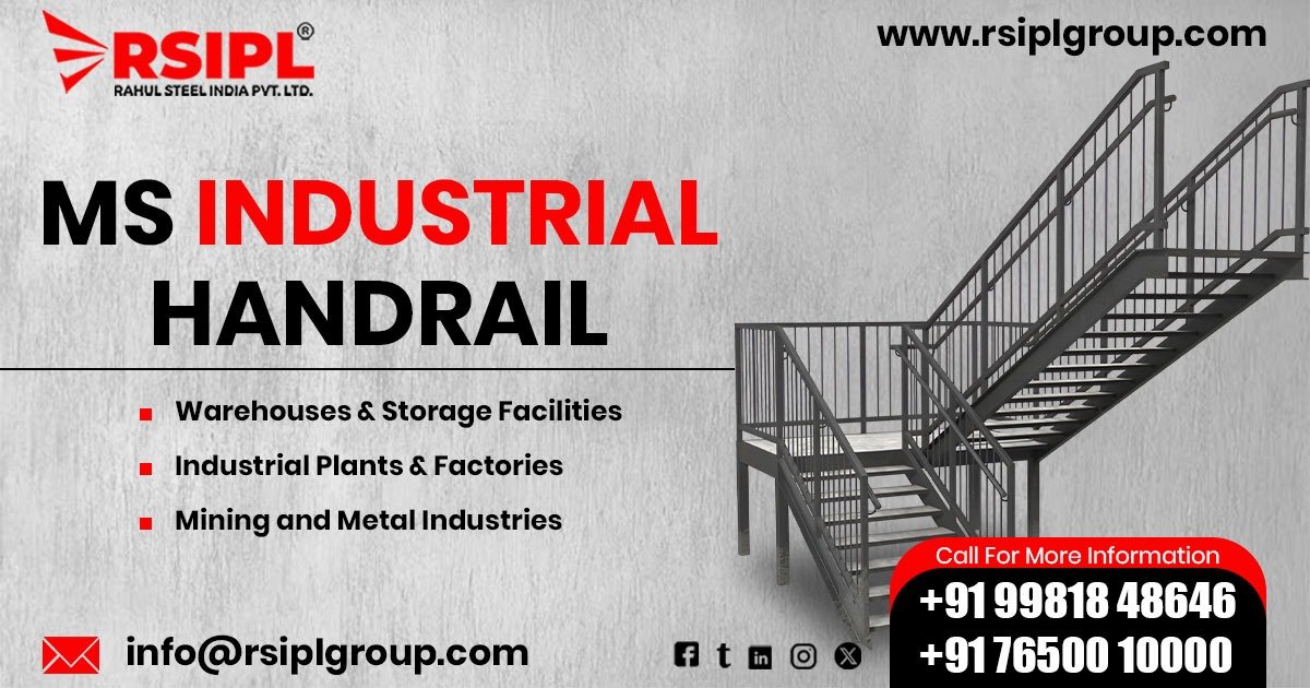 Mild Steel Industrial Handrails in Kolkata