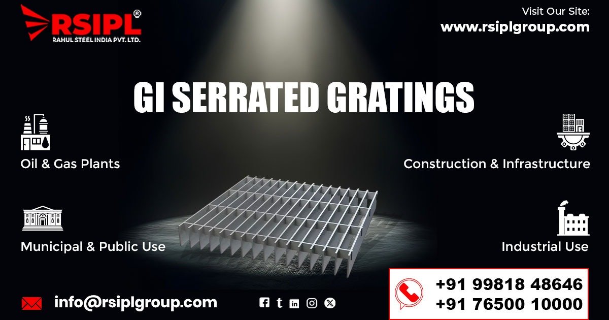 GI Serrated Grating in UAE