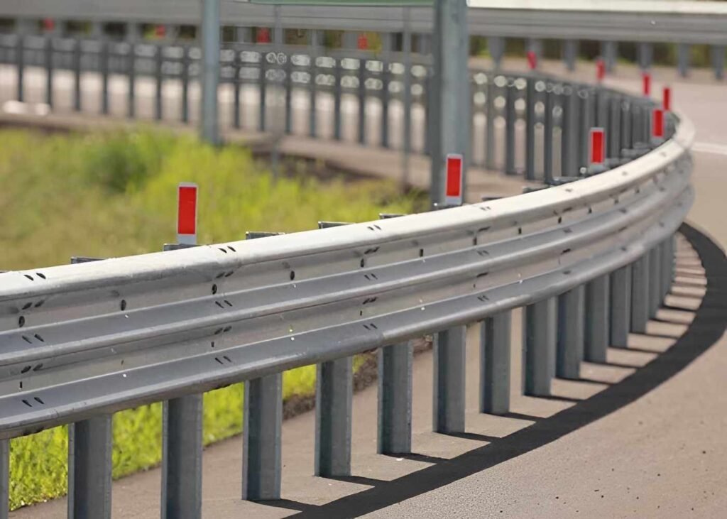 W Beam Crash Barrier