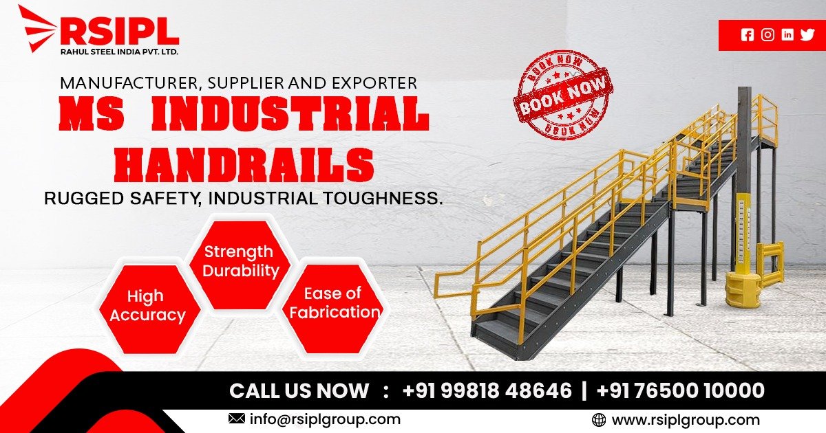 Mild Steel Industrial Handrails in Telangana
