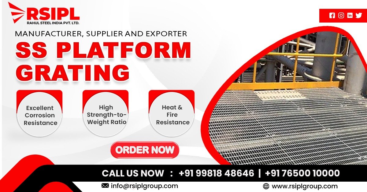 Stainless Steel Platform Grating in Gujarat