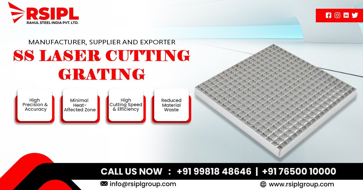 Stainless Steel Laser Cutting Grating in Gujarat
