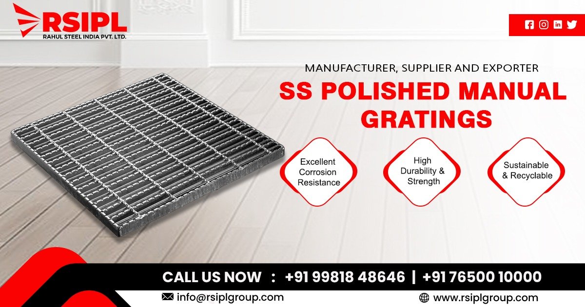 SS Polished Manual Gratings in Chhattisgarh