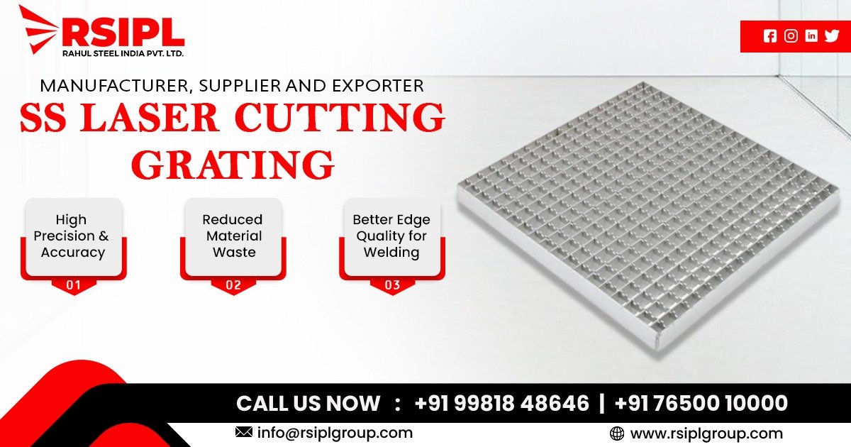 Stainless Steel Laser Cutting Grating in Chhattisgarh