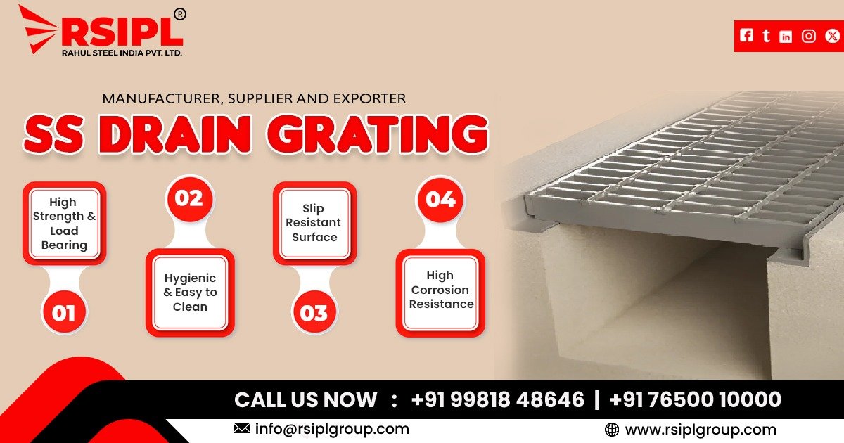 Stainless Steel Drain Grating in Madhya Pradesh