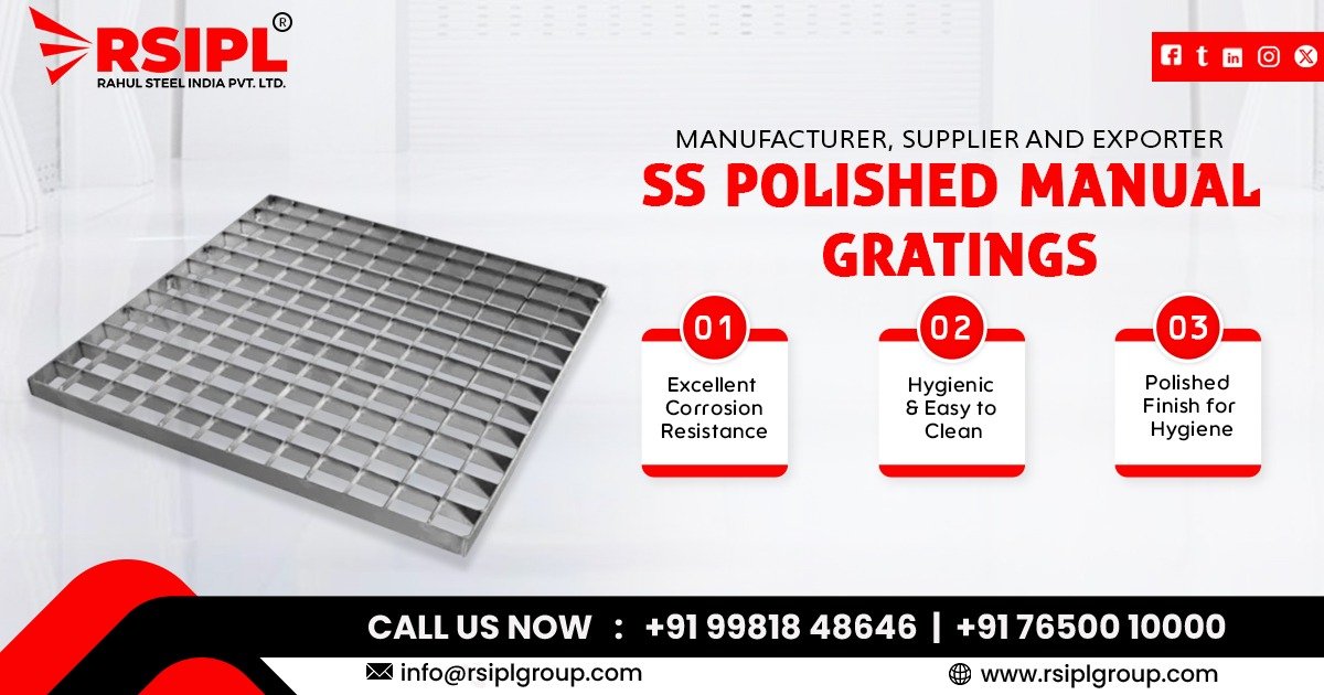 SS Polished Manual Gratings in Madhya Pradesh
