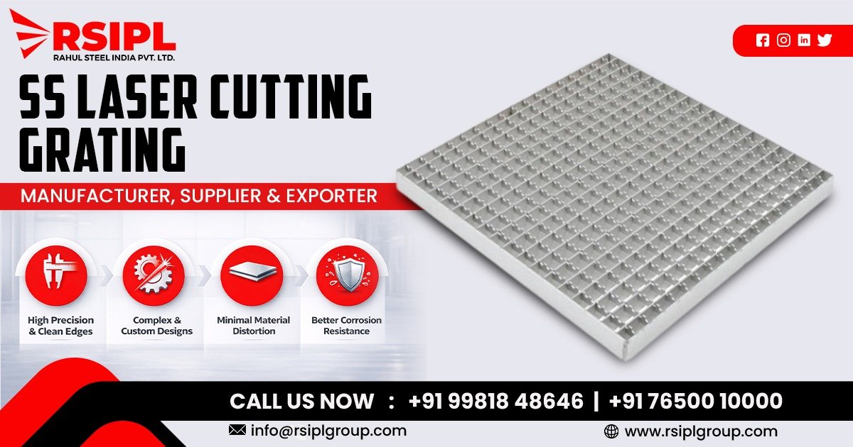 Stainless Steel Laser Cutting Grating in Madhya Pradesh