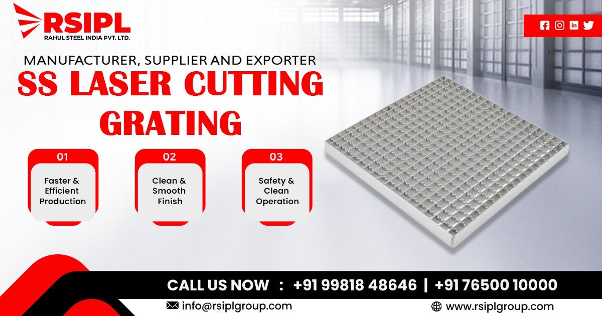 Stainless Steel Laser Cutting Grating in Uttar Pradesh