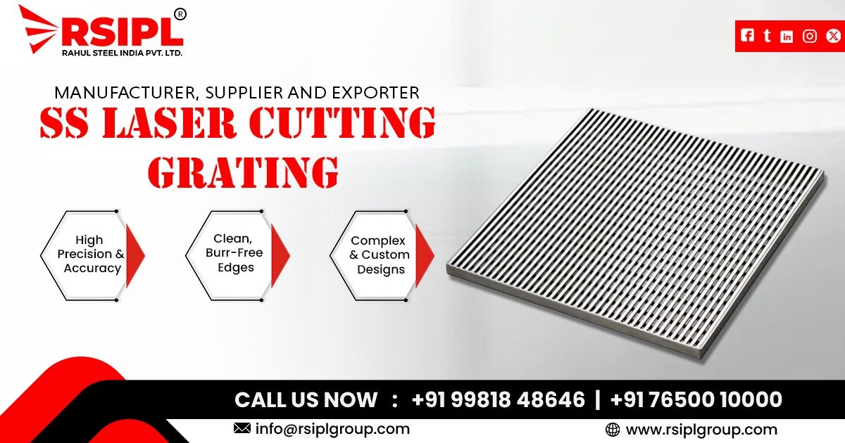 Stainless Steel Laser Cutting Grating in Uttarakhand