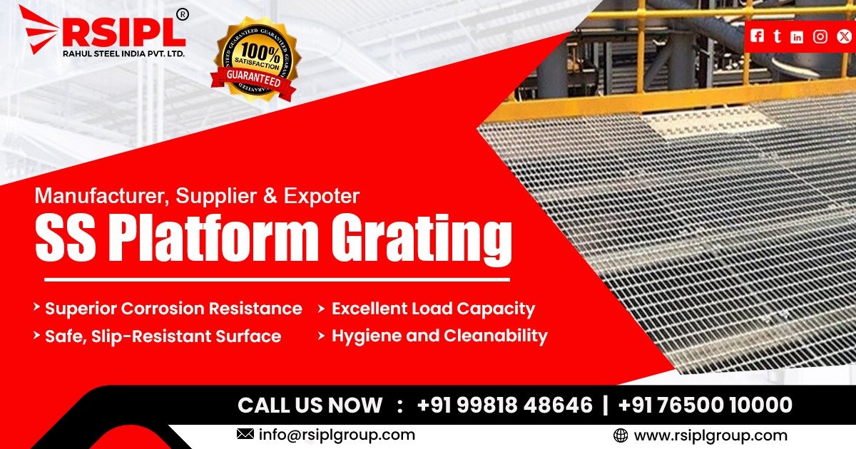 Stainless Steel Platform Grating in Hyderabad