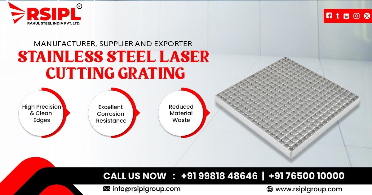 Stainless Steel Laser Cutting Grating in Hyderabad