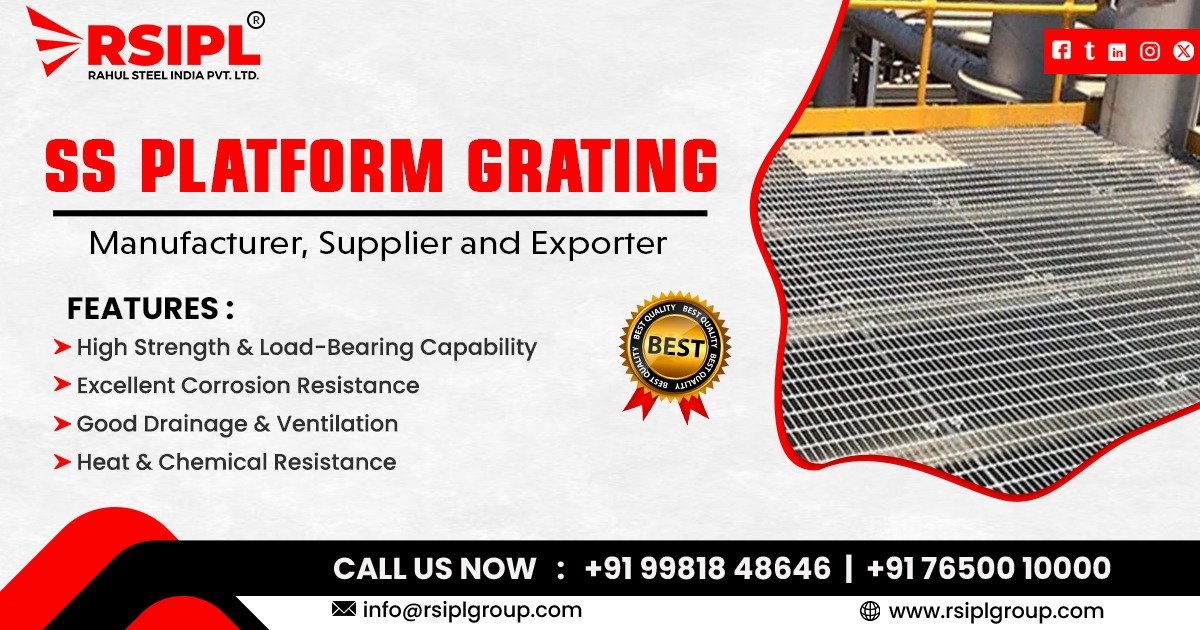 Stainless Steel Platform Grating in Bangalore
