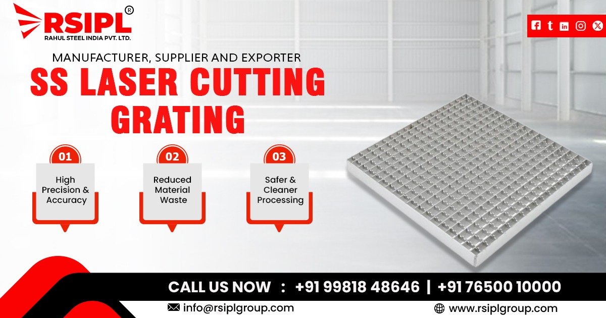 Stainless Steel Laser Cutting Grating in Bangalore