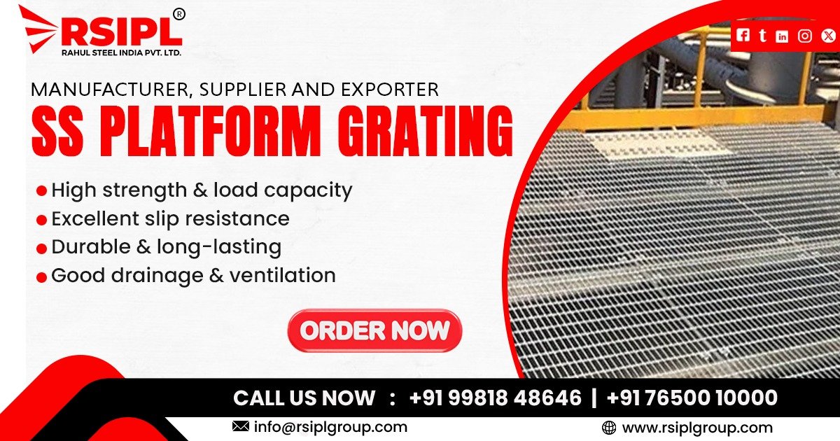 Stainless Steel Platform Grating in West Bengal