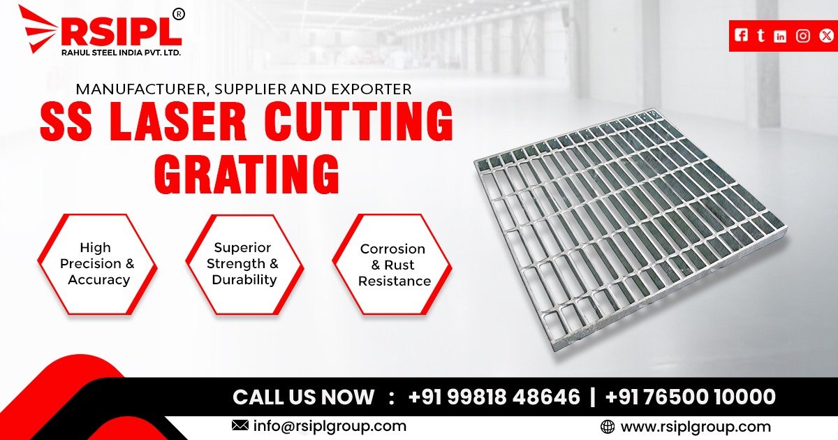Stainless Steel Laser Cutting Grating in West Bengal