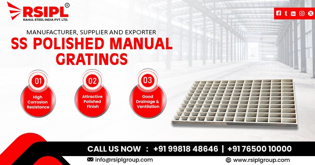 Stainless Steel Polished Manual Gratings in Maharashtra