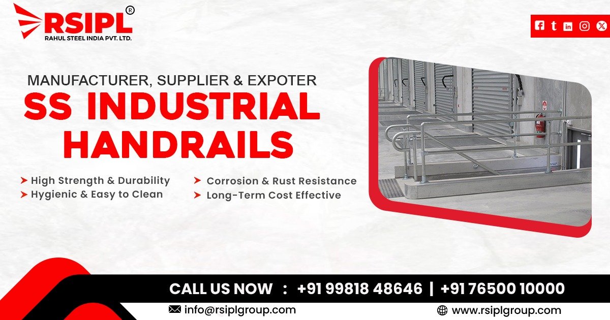Supplier of SS Industrial Handrails in Gujarat