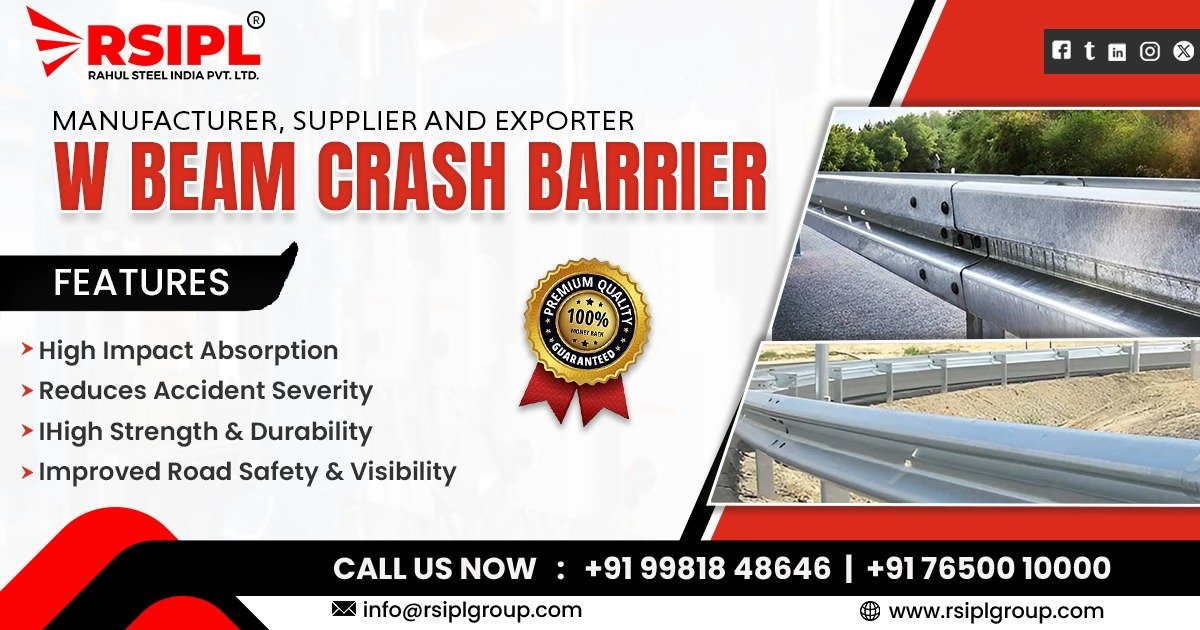 W Beam Crash Barrier Supplier in Gujarat