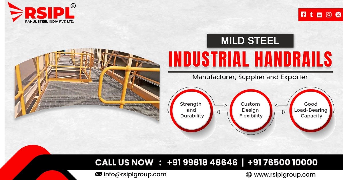 Supplier of MS Industrial Handrails in Gujarat