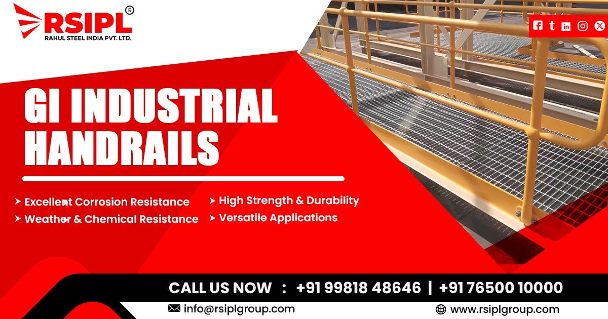Supplier of GI Industrial Handrails in Gujarat