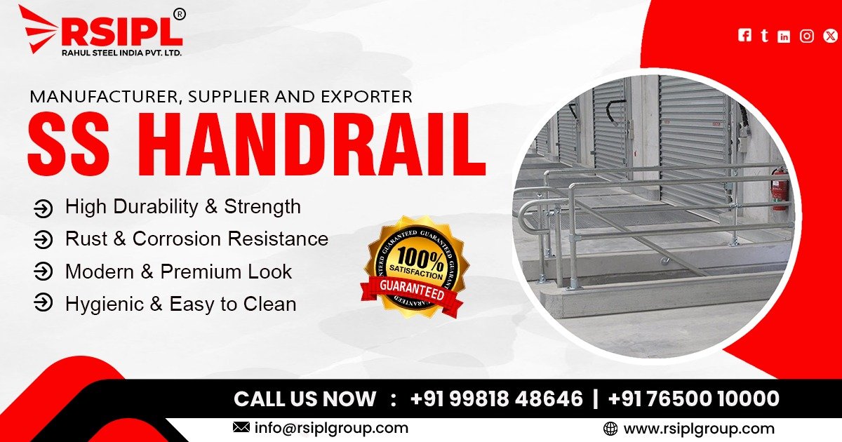 SS Industrial Handrails Supplier in Gujarat