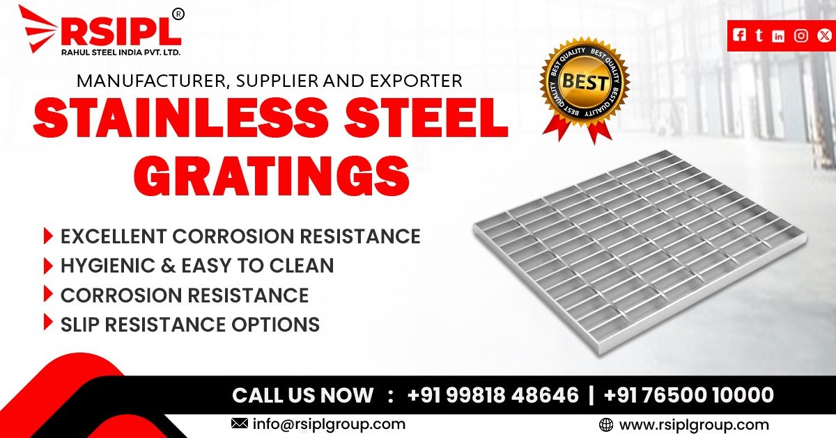 Supplier of Stainless Steel Gratings in Madhya Pradesh