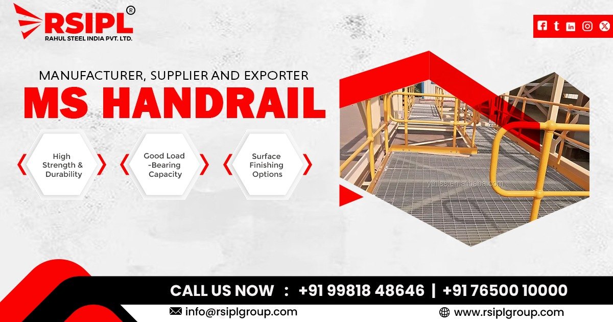 Supplier of MS Industrial Handrails in Gujarat