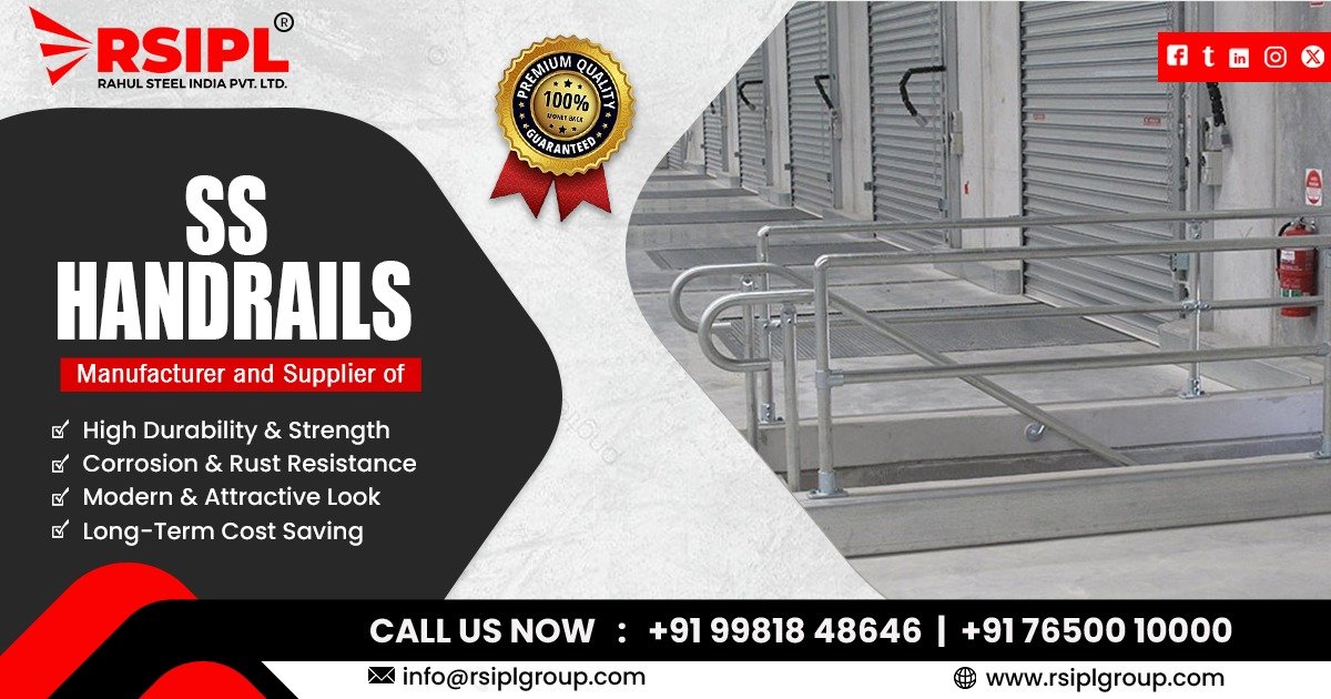 SS Industrial Handrails in Patna by Rahul Steel India Pvt. Ltd.