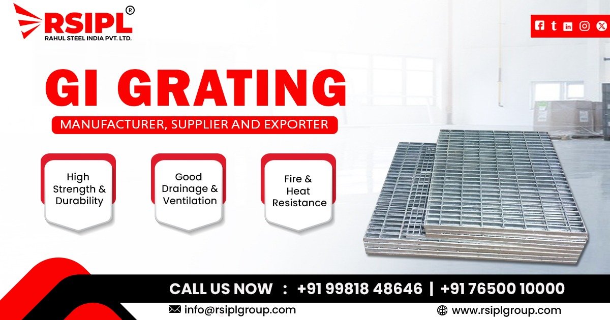 GI Gratings Supplier in Uttar Pradesh – high-quality steel grating