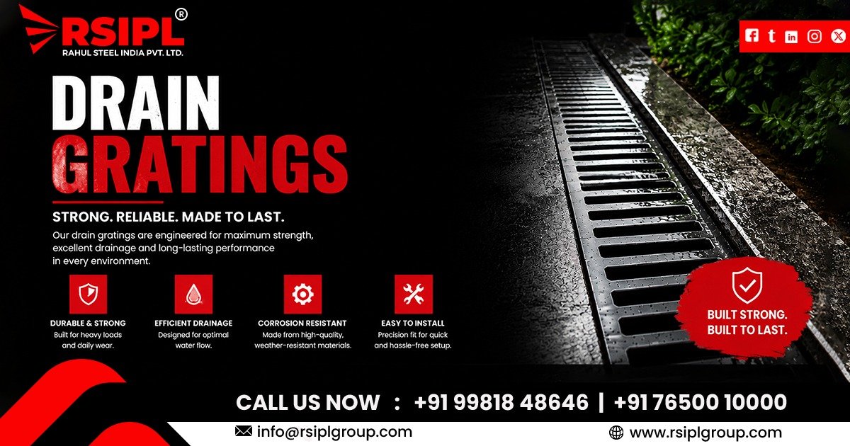 Premium Stainless Steel Drain Gratings Manufacturer in India