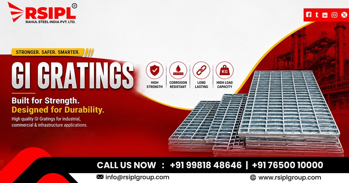 High-Quality Industrial GI Gratings in Madhya Pradesh