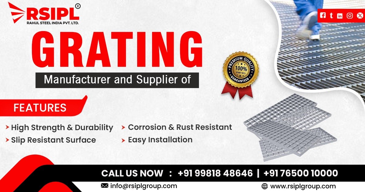 Grating Manufacturers & Suppliers In India by Rahul Steel India Pvt. Ltd.