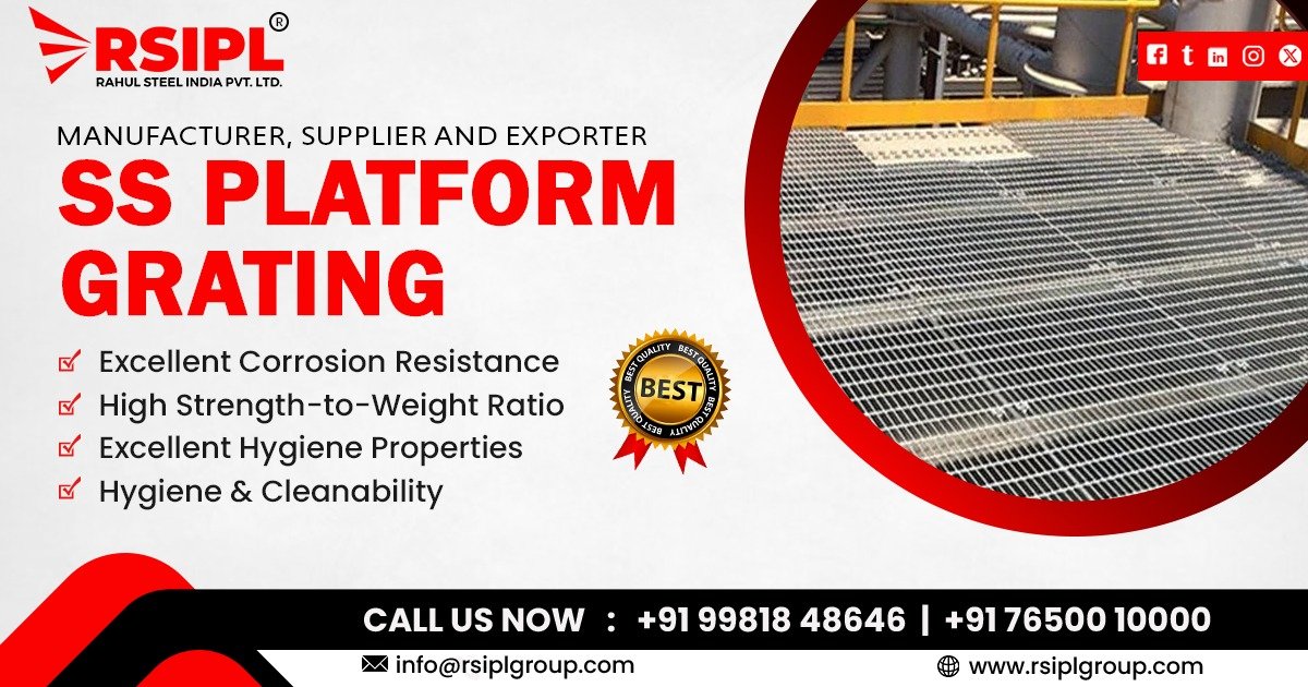 Platform Grating - Best Price Stainless Steel Solutions by Rahul Steel India Pvt. Ltd. Ahmedabad Gujarat