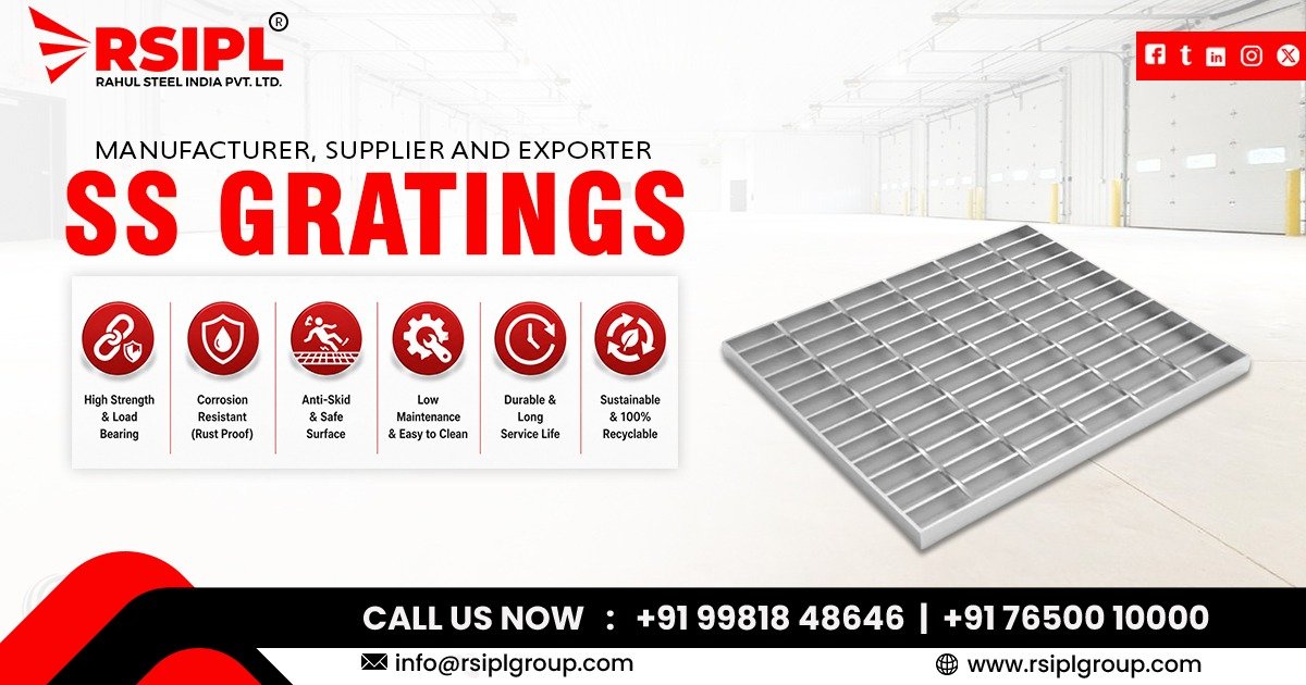 Top Stainless Steel Grating Manufacturers In Ahmedabad – Rahul Steel India Pvt. Ltd.
