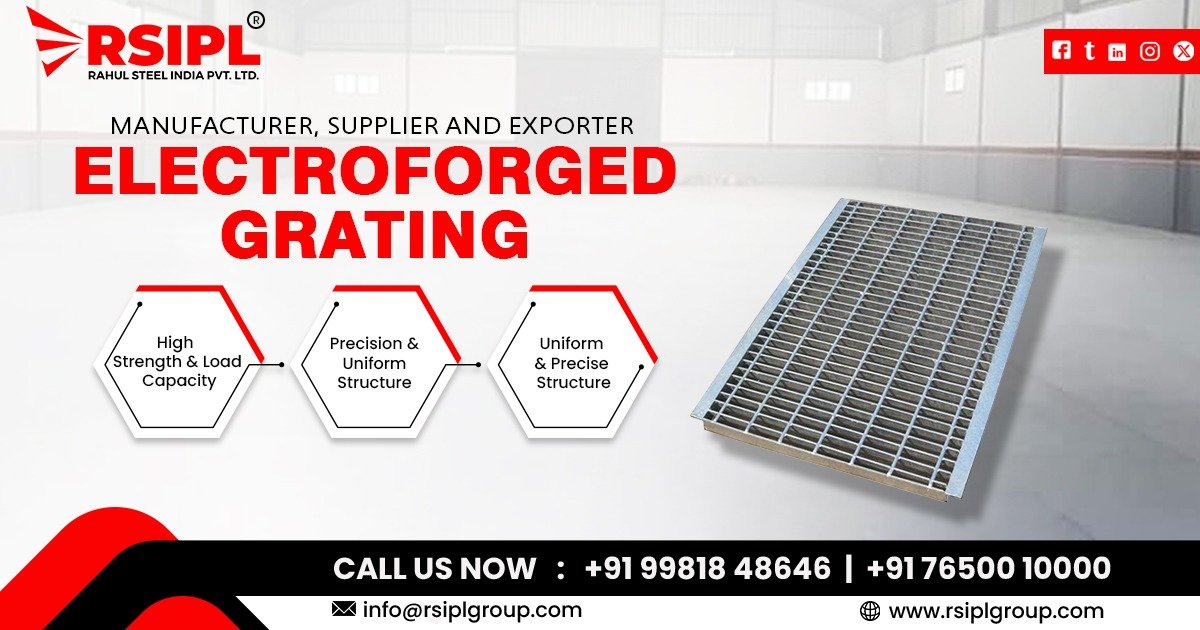 Electroforged Grating by Rahul Steel India Pvt. Ltd. – Durable & Reliable