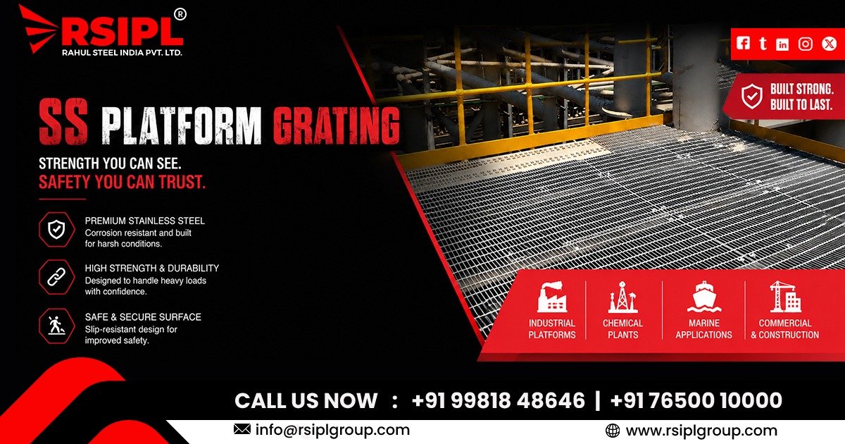 SS Platform Grating Supplier In Chhattisgarh