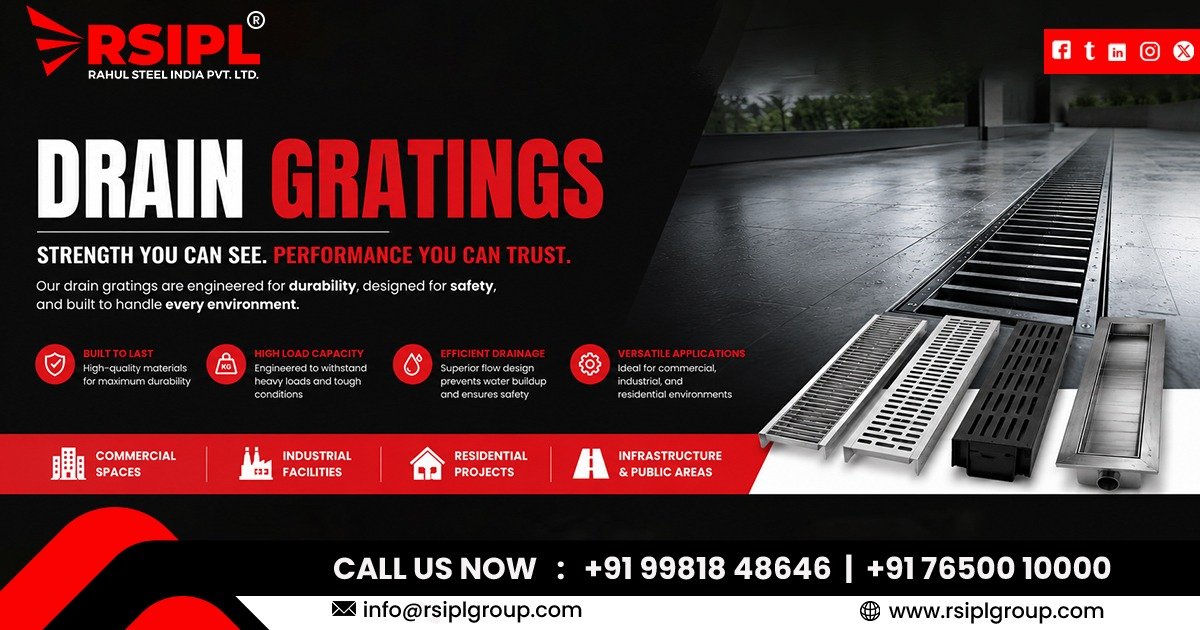 Heavy-Duty Drain Gratings Supplier in Madhya Pradesh
