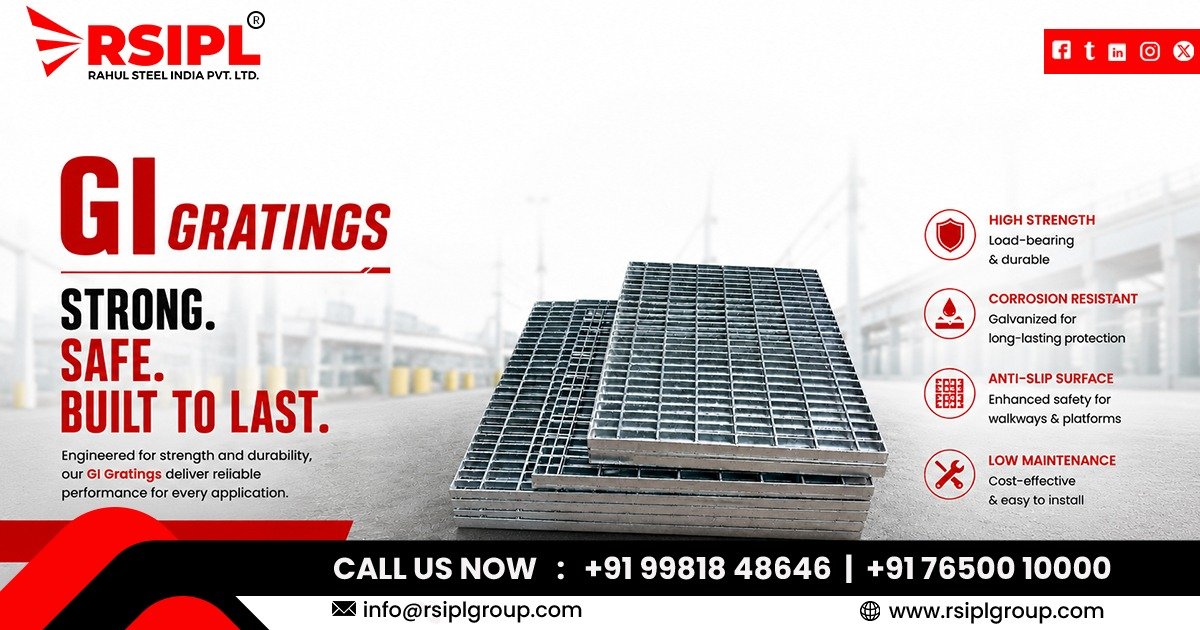 Premium GI Gratings – Industrial Strength & Corrosion Resistant