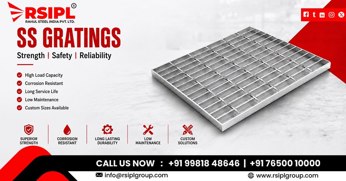 High-Quality SS Gratings Manufacturer in India – RSIPL
