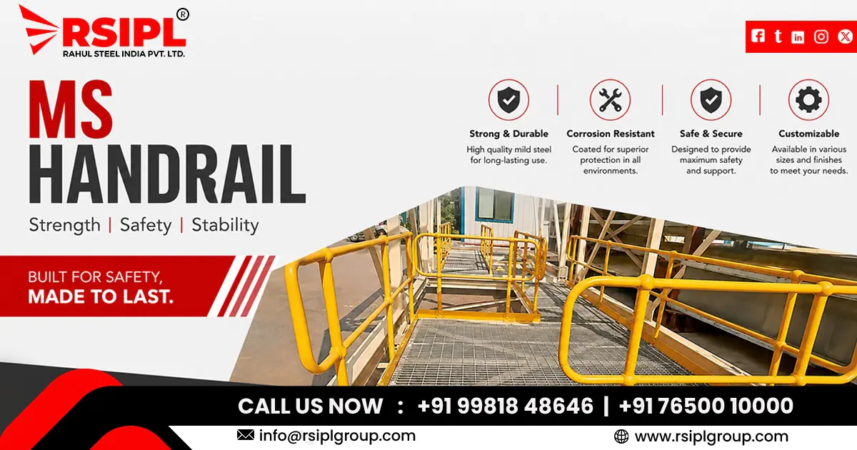 Leading MS Handrail Supplier in Bihar