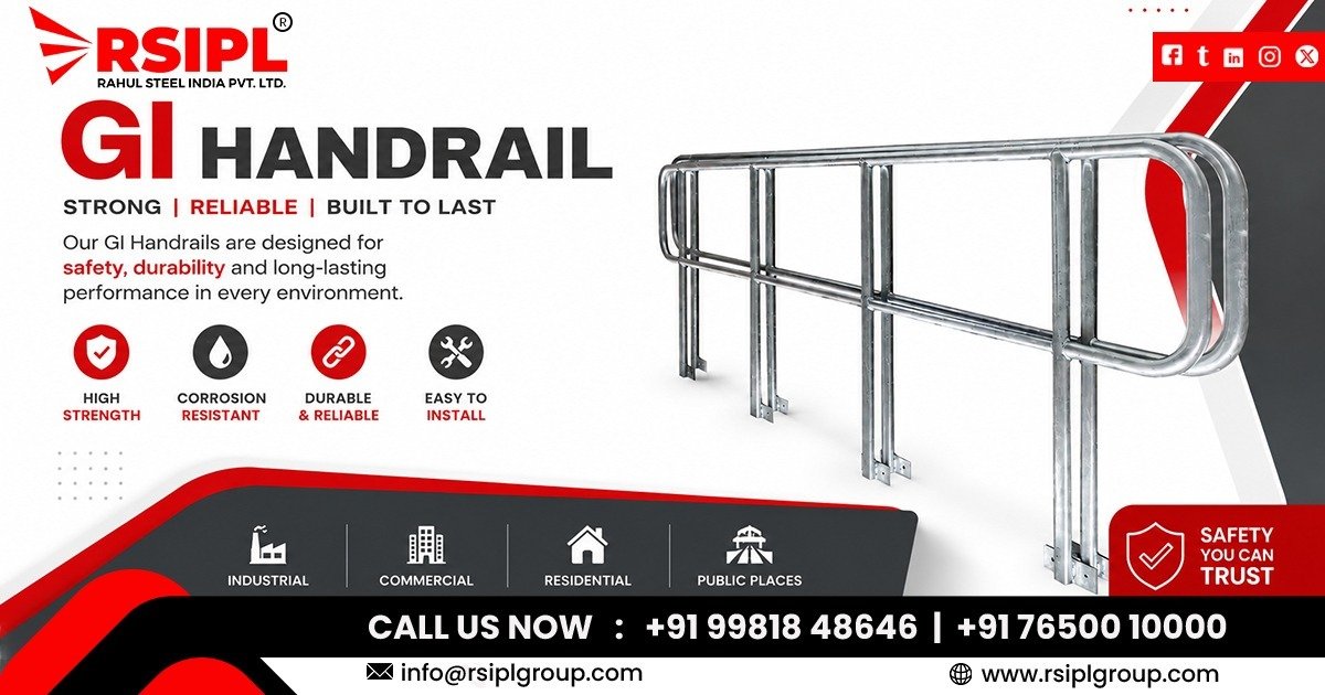Heavy Duty GI Handrail Supplier in Arunachal Pradesh