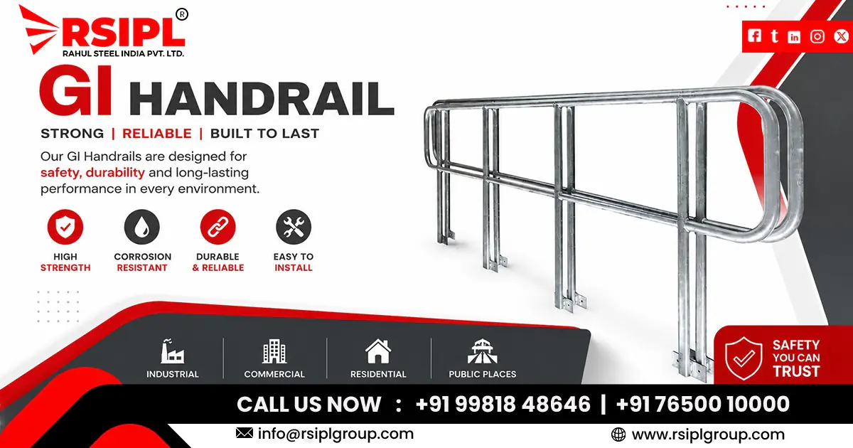 Heavy Duty GI Handrail Supplier in Arunachal Pradesh