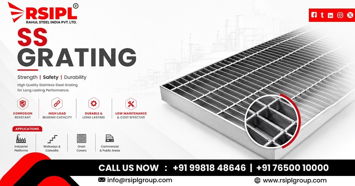 Best SS Grating Supplier in Bhutan | Rahul Steel India Private Limited
