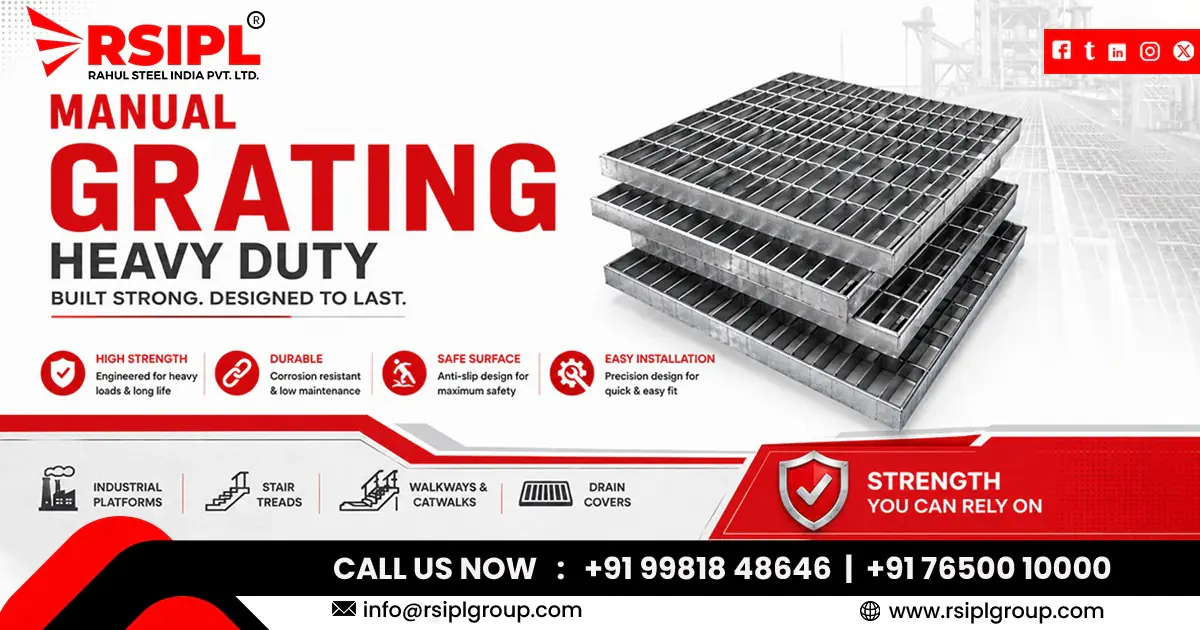 Heavy Duty Grating Supplier in India | Rahul Steel India Private Limited