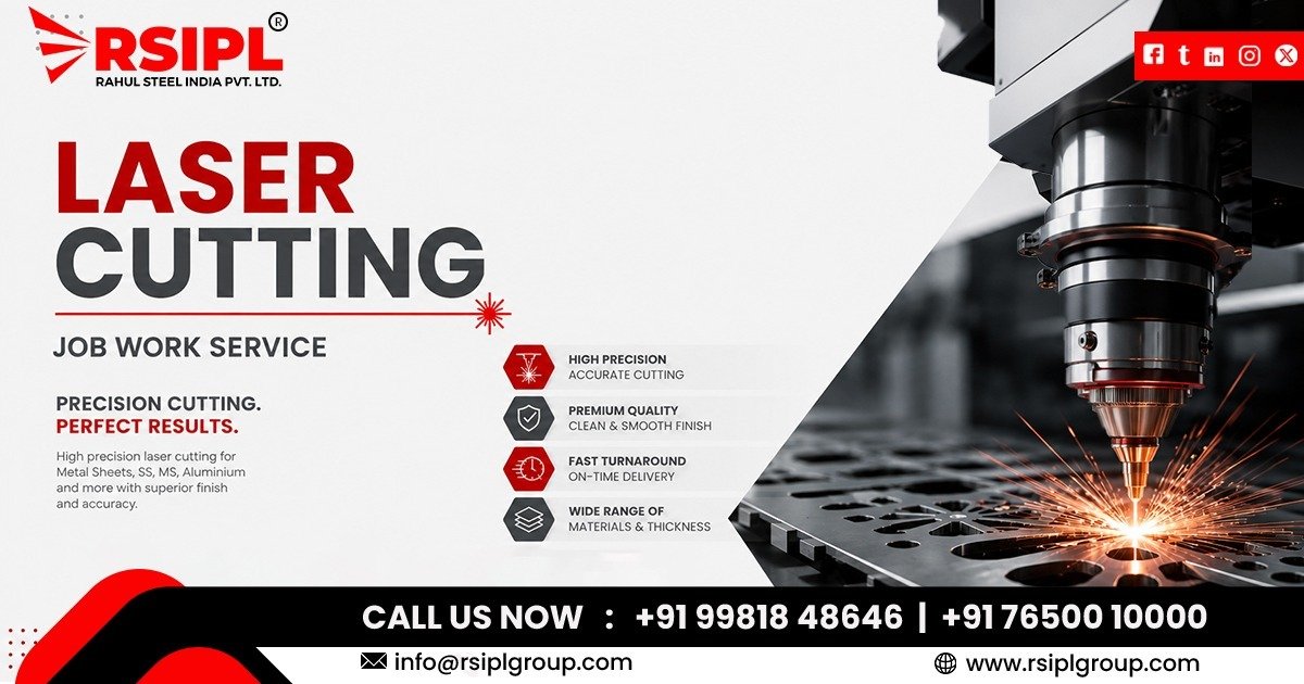 Digital Laser Cutting Solutions for Industrial Metalwork in Ahmedabad
