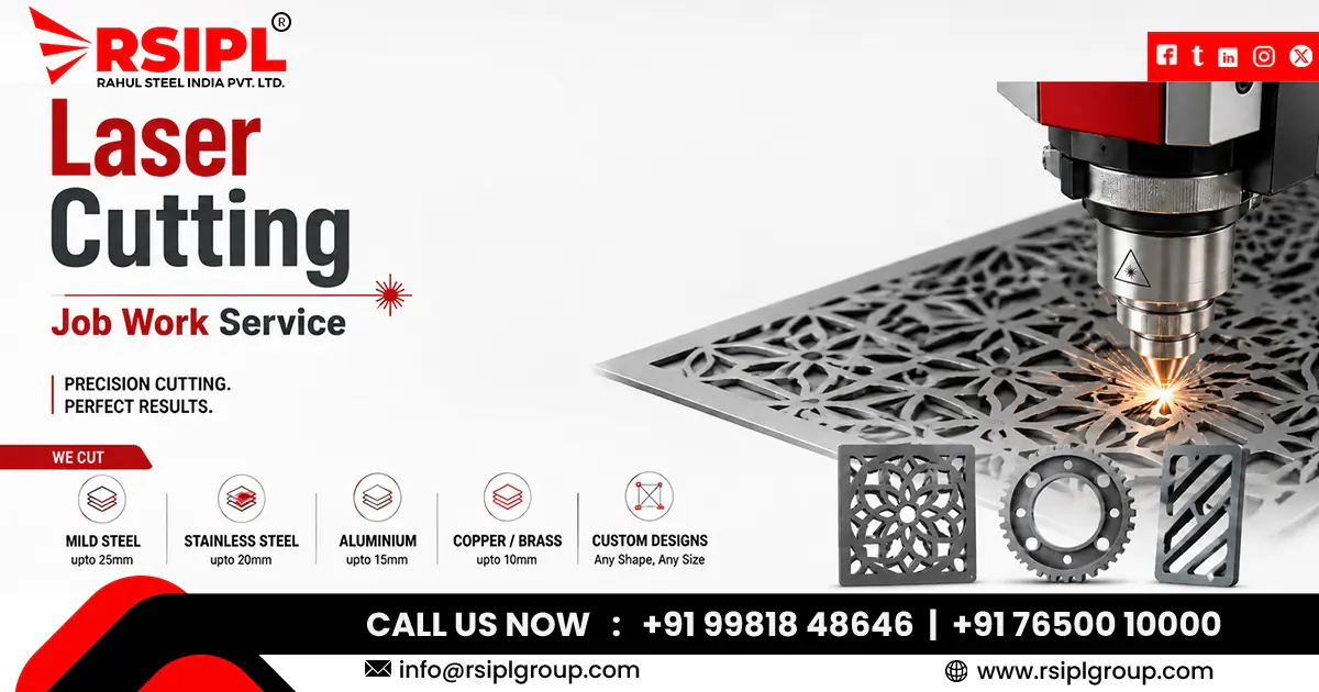 Laser Cutting Job Work Service for Custom Designs in Ahmedabad