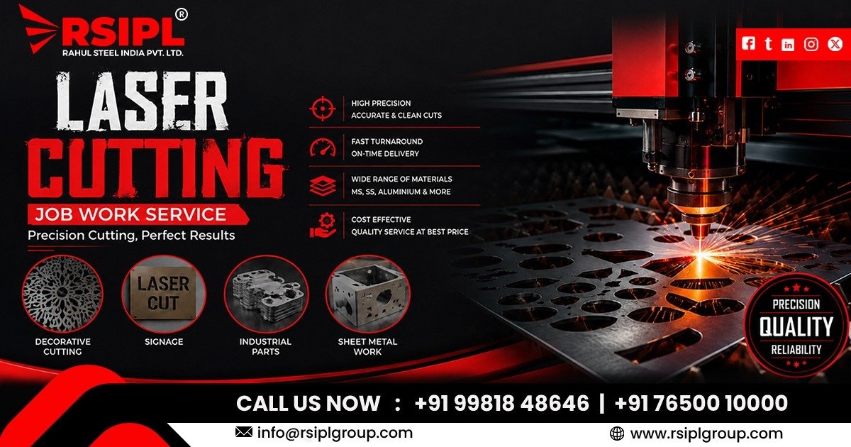 Laser Cutting Job Work Service for Custom Jobs In Ahmedabad
