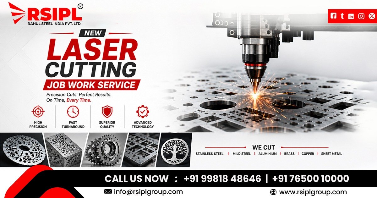 Laser Cutting Job Work Service in Ahmedabad