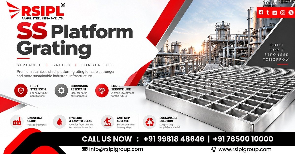 Stainless Steel Platform Grating Supplier In Telangana